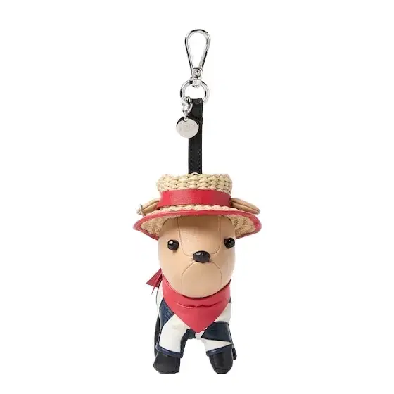 Fendi Ito bag charm made of beige nappa leather