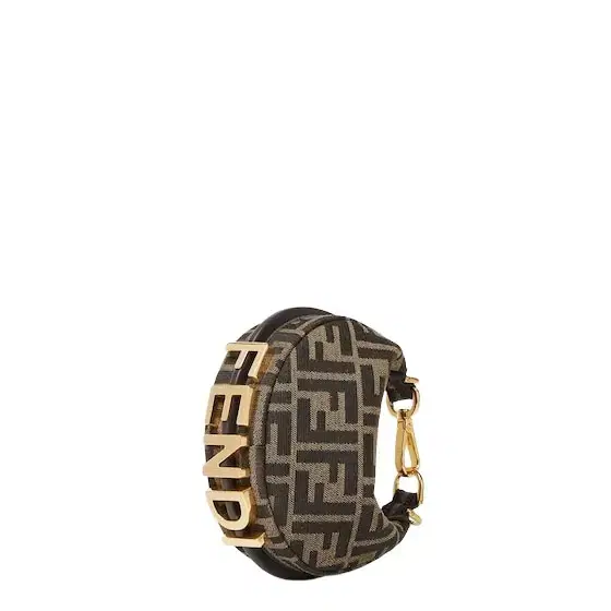 Fendi Nano Fendigraphy Hobo bag with zip fastening, embellished