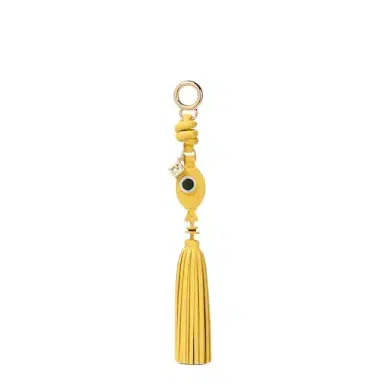 Fendi Fish charm with oversized fringed tassel | Thumbnail 1 Fendi Fish charm with oversized fringed tassel | Thumbnail 1