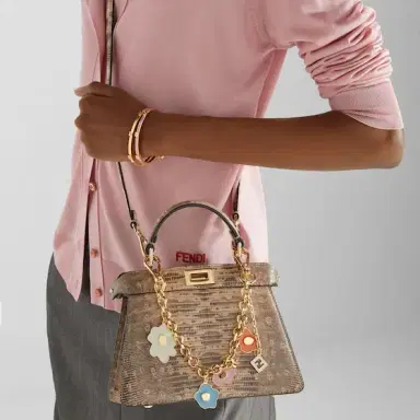 Fendi Sunny Side Flowers Chain Charm | Thumbnail 4