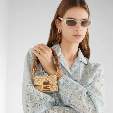 Fendi Nano Baguette Maxi Handle Charm | Thumbnail 6 Fendi Nano Baguette Maxi Handle Charm | Thumbnail 6
