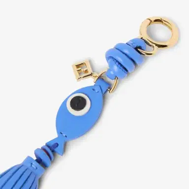 Fendi Fish charm with oversized fringed tassel | Thumbnail 2