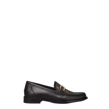 Fendi Loafers with visible stitched shoe apron and vamp decorated | Thumbnail 1 Fendi Loafers with visible stitched shoe apron and vamp decorated | Thumbnail 1