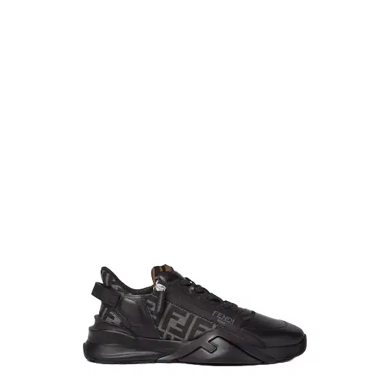 Fendi Slip-on trainers with elasticated laces, side zip