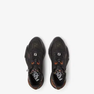 Fendi Slip-on sneakers with elasticated laces, side zip | Thumbnail 4