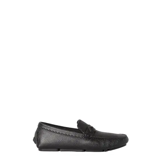 Fendi Ff Metal Driving Loafers