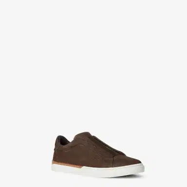 Fendi City slip-on trainers with a wide brown elastic | Thumbnail 2