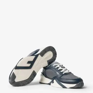 Fendi Flow trainers with laces and a wavy sole carved | Thumbnail 5