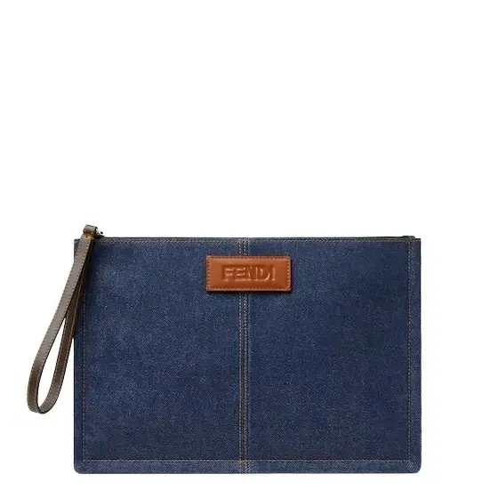 Fendi Ff Medium Flat Pouch