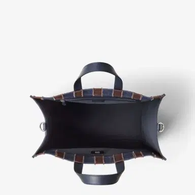 Fendi Large shopper bag made of denim fabric with a dark blue | Thumbnail 5 Fendi Large shopper bag made of denim fabric with a dark blue | Thumbnail 5