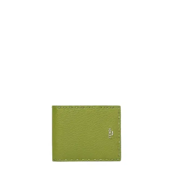 Bi-fold wallet features four card slots, a pocket