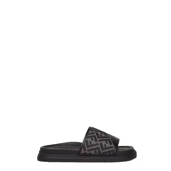Sandals with wide padded band