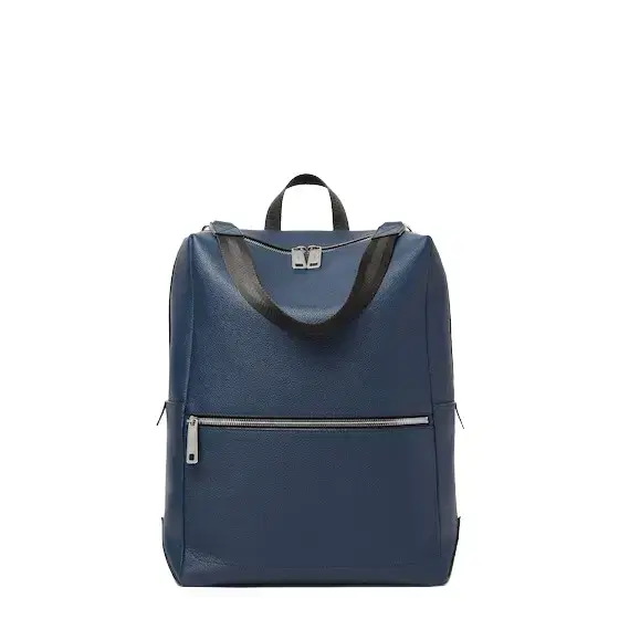 Lui backpack with a soft design, made of dark blue