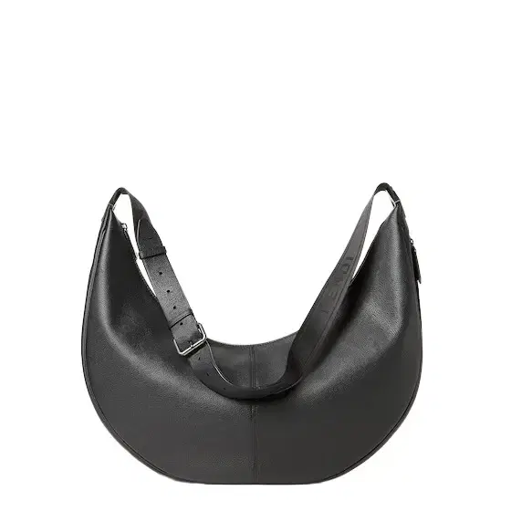 Large, crescent-shaped Melon Messenger bag