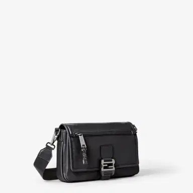 Fendi Flux Messenger bag made of black, smooth calfskin | Thumbnail 3 Fendi Flux Messenger bag made of black, smooth calfskin | Thumbnail 3