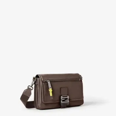 Fendi Flux Messenger bag made of chocolate brown, smooth | Thumbnail 3 Fendi Flux Messenger bag made of chocolate brown, smooth | Thumbnail 3