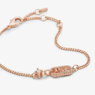 Fendi Fine chain bracelet with O'Lock motif | Thumbnail 3 Fendi Fine chain bracelet with O'Lock motif | Thumbnail 3
