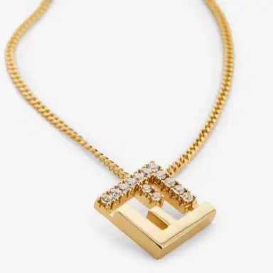 Fendi Fine chain necklace with FF pendant | Thumbnail 2 Fendi Fine chain necklace with FF pendant | Thumbnail 2