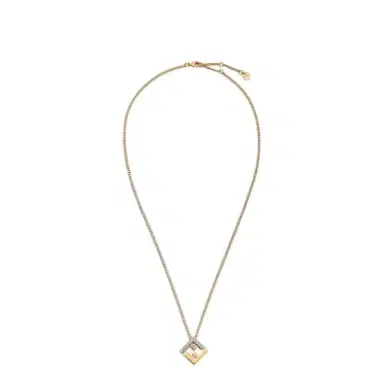 Fendi Fine chain necklace with FF pendant | Thumbnail 1 Fendi Fine chain necklace with FF pendant | Thumbnail 1