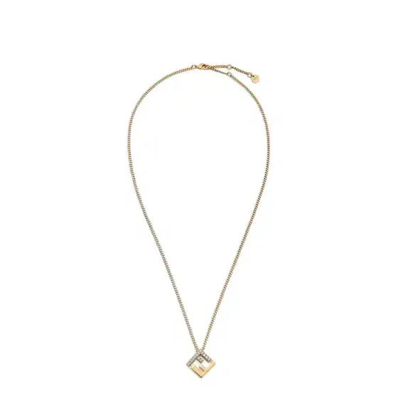 Fendi Fine chain necklace with FF pendant