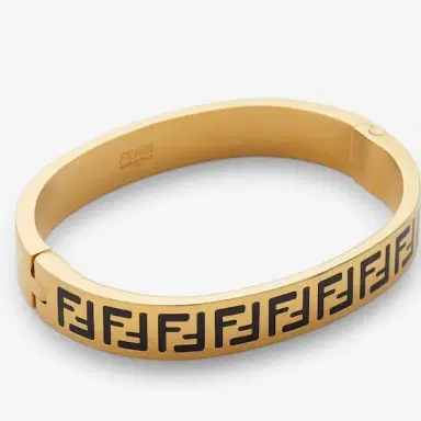 Fendi Rigid bracelet with FF motif | Thumbnail 2 Fendi Rigid bracelet with FF motif | Thumbnail 2
