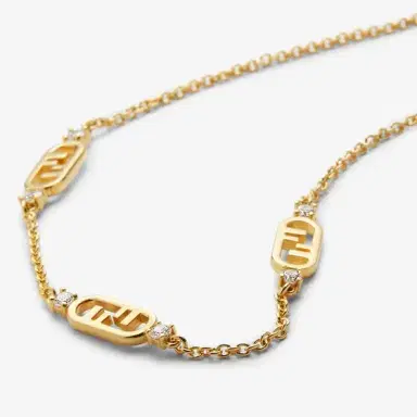 Fendi Chain necklace with O'Lock motif | Thumbnail 2 Fendi Chain necklace with O'Lock motif | Thumbnail 2