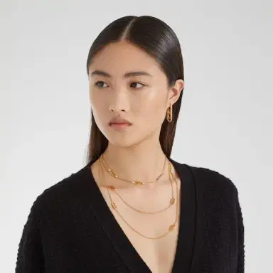 Fendi Chain necklace with O'Lock motif | Thumbnail 3 Fendi Chain necklace with O'Lock motif | Thumbnail 3