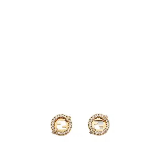 Fendi Stud earrings with new EverRound logo