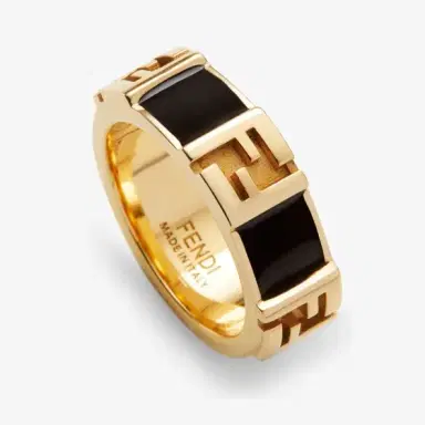 Fendi Band ring with embossed FF motif | Thumbnail 2 Fendi Band ring with embossed FF motif | Thumbnail 2