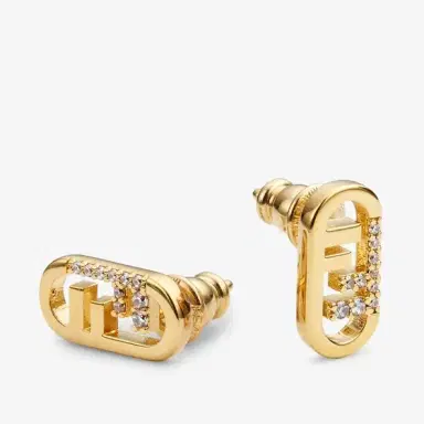Fendi Earrings with O'Lock motif | Thumbnail 2 Fendi Earrings with O'Lock motif | Thumbnail 2