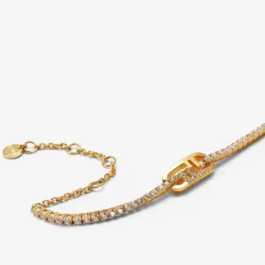 Fendi Tennis bracelet with O'Lock motif | Thumbnail 2 Fendi Tennis bracelet with O'Lock motif | Thumbnail 2