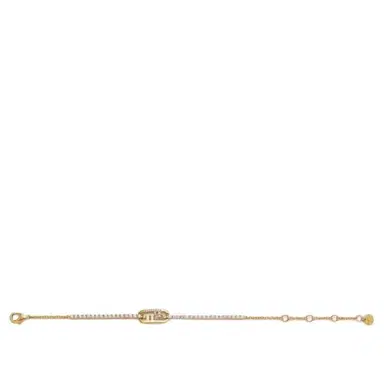 Fendi Tennis bracelet with O'Lock motif | Thumbnail 1 Fendi Tennis bracelet with O'Lock motif | Thumbnail 1