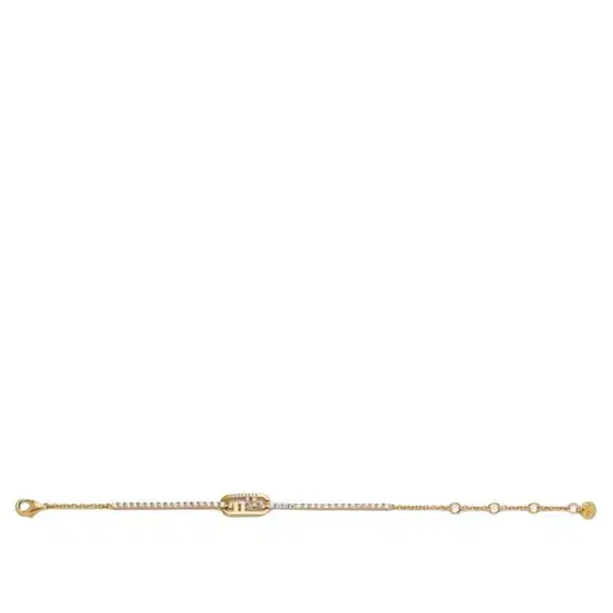 Tennis bracelet with O'Lock motif Tennis bracelet with O'Lock motif