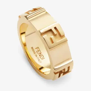 Fendi Band ring with embossed FF motif | Thumbnail 2 Fendi Band ring with embossed FF motif | Thumbnail 2