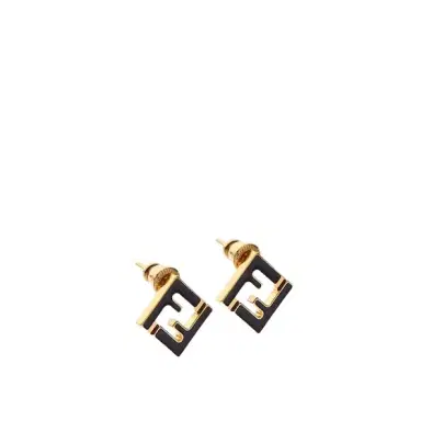Fendi FF motif shaped earrings | Thumbnail 1 Fendi FF motif shaped earrings | Thumbnail 1