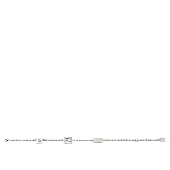 Slim chain bracelet with FF motifs