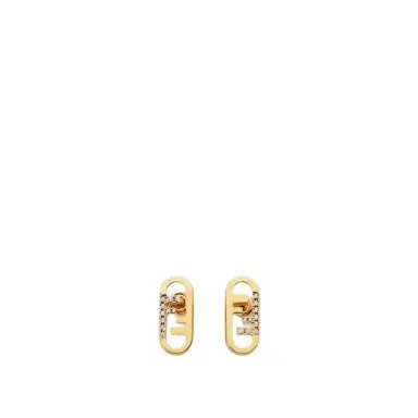 Fendi Earrings with O'Lock motif | Thumbnail 1 Fendi Earrings with O'Lock motif | Thumbnail 1