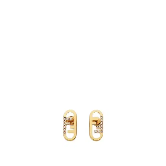 Earrings with O'Lock motif Earrings with O'Lock motif