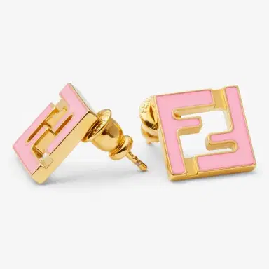 Fendi FF motif shaped stud earrings | Thumbnail 2 Fendi FF motif shaped stud earrings | Thumbnail 2