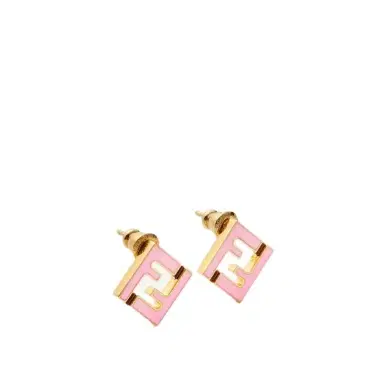 Fendi FF motif shaped stud earrings | Thumbnail 1 Fendi FF motif shaped stud earrings | Thumbnail 1