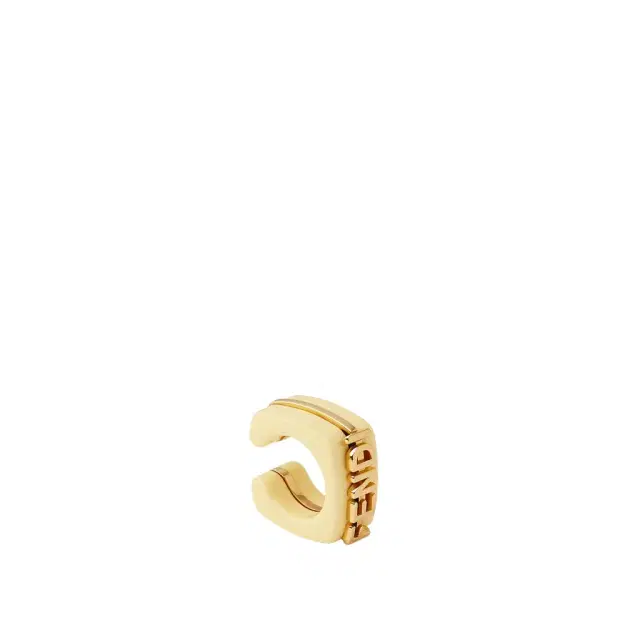 Fendi Single earcuff with a linear, elegant design, embellished