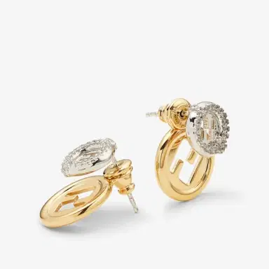 Fendi Earrings with double EverRound logo | Thumbnail 2