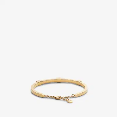 Fendi Slender, rigid bracelet with FF logo detail | Thumbnail 2 Fendi Slender, rigid bracelet with FF logo detail | Thumbnail 2