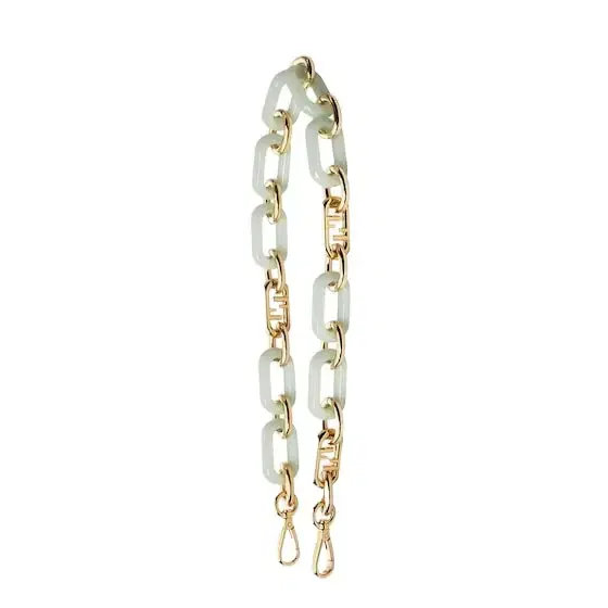 Fendi Long chain shoulder strap with double snap hook, to use