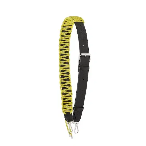 Fendi Long adjustable shoulder strap with buckle and double snap