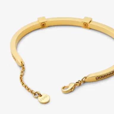 Fendi Slender, rigid bracelet with FF logo detail | Thumbnail 2 Fendi Slender, rigid bracelet with FF logo detail | Thumbnail 2