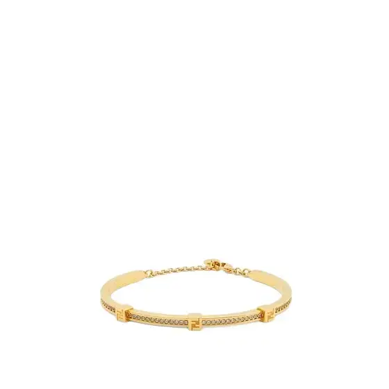 Fendi Slender, rigid bracelet with FF logo detail