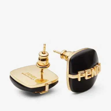 Fendi Linear and elegant stud earrings embellished | Thumbnail 2 Fendi Linear and elegant stud earrings embellished | Thumbnail 2