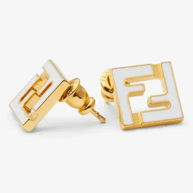 Fendi FF motif shaped stud earrings | Thumbnail 2