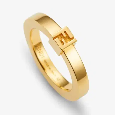 Fendi Slender ring with FF logo detail | Thumbnail 2